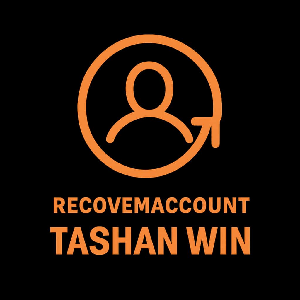 Icon representing the process of recovering Tashan Win account.